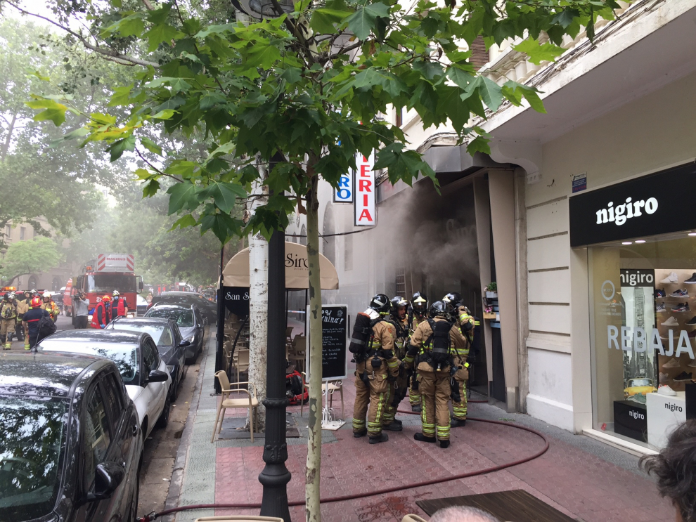 Incendio en el restaurante San Siro