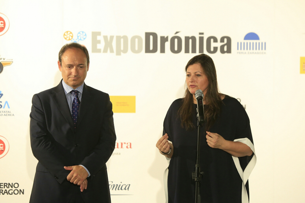 Presentación de Expodrónica, que se celebrará el 21 y 22 de septiembre en la Feria de Zaragoza