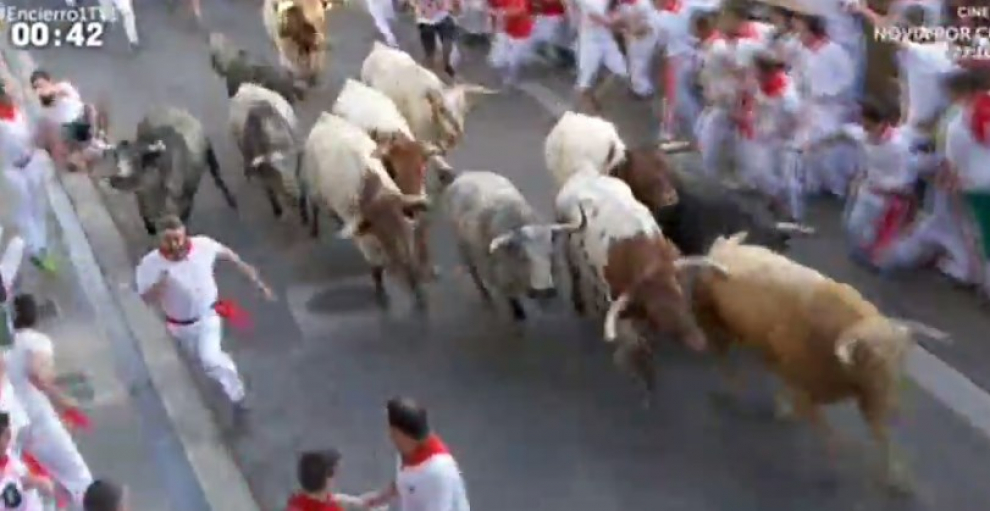 Primer encierro de Sanfermines 2017