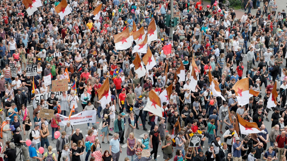 Marchas contra el G20 en Hamburgo