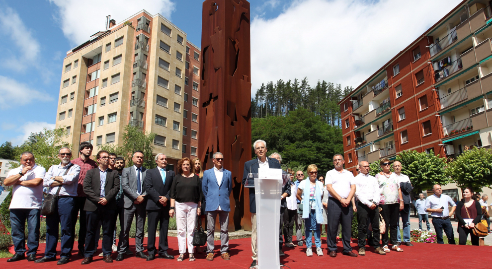Homenaje a Miguel Ángel Blanco en Ermua