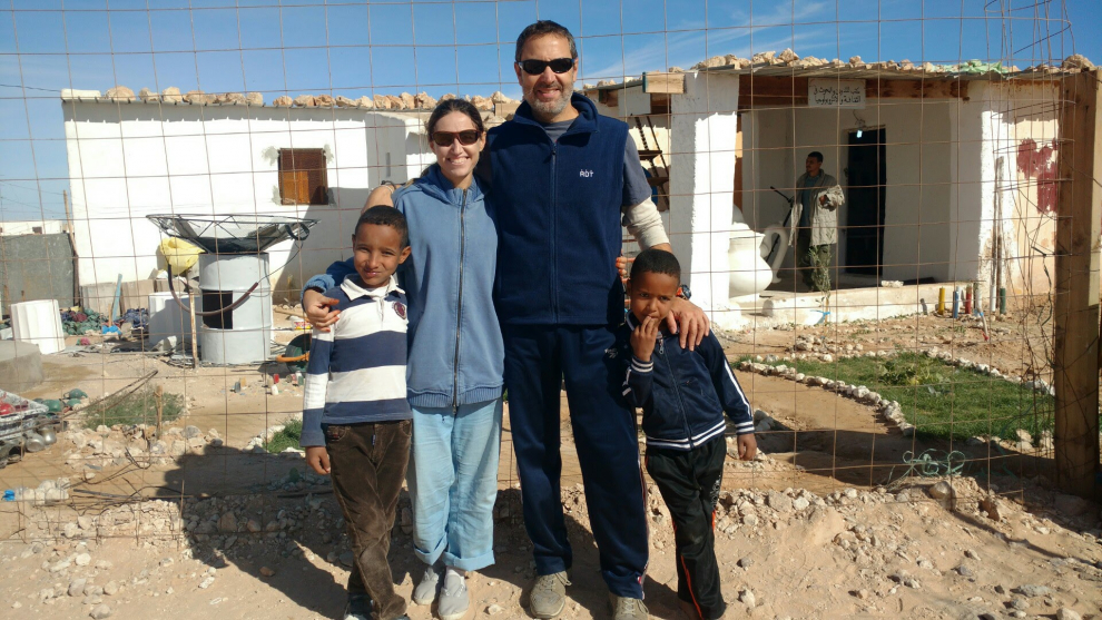 María Luz Wander y su pareja visitaron el pasado mes de diciembre los campamentos de refugiados saharauis de Tindouf (Argelia).