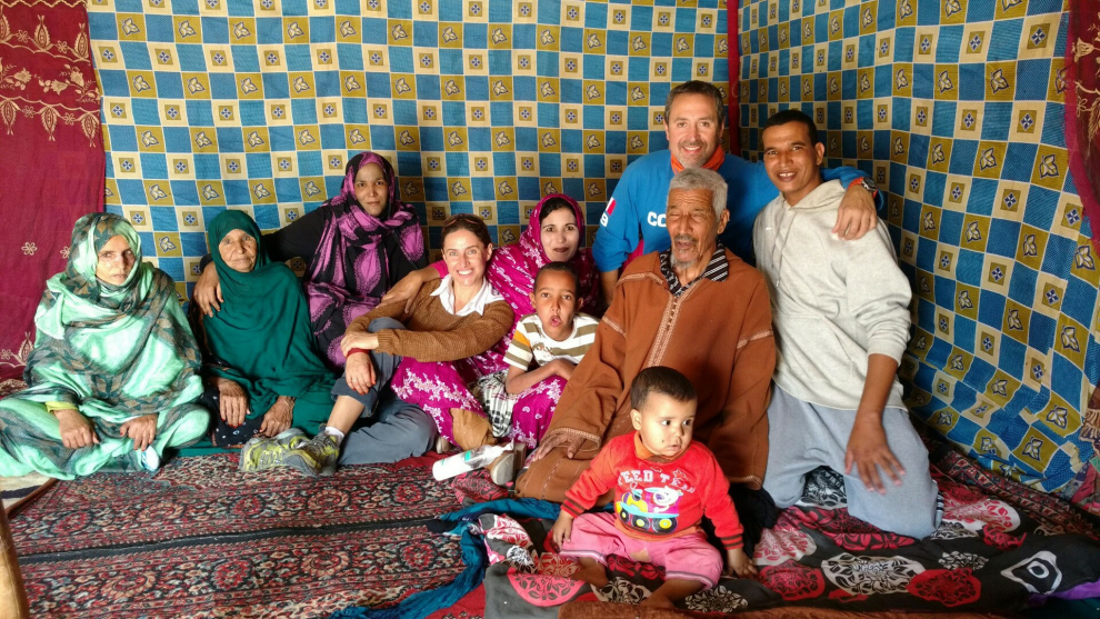 María Luz Wander y su pareja visitaron el pasado mes de diciembre los campamentos de refugiados saharauis de Tindouf (Argelia).