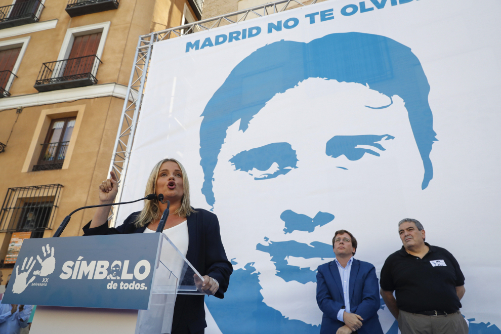 Homenaje a Miguel Ángel Blanco organizado por el PP en Madrid.
