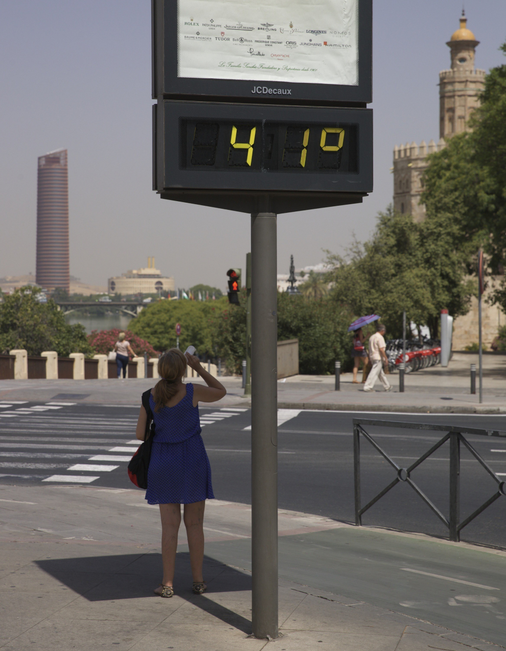 La ola de calor, en su punto más álgido en Zaragoza.