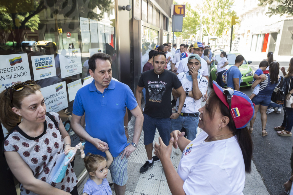 Consulta popular venezolana en Zaragoza
