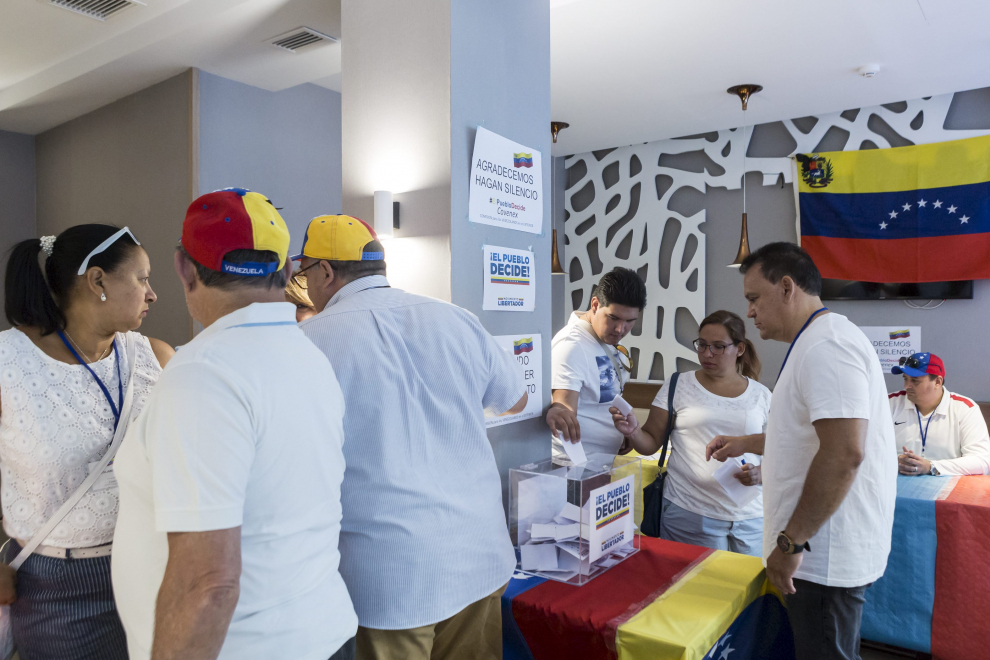 Consulta popular venezolana en Zaragoza