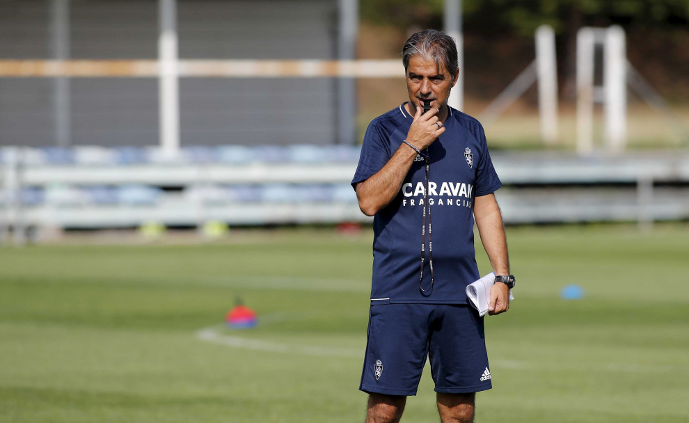 Primer día de entrenamiento del Real Zaragoza en Boltaña