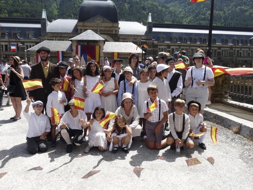 IV Recreación histórica de la apertura de la línea del Canfranc