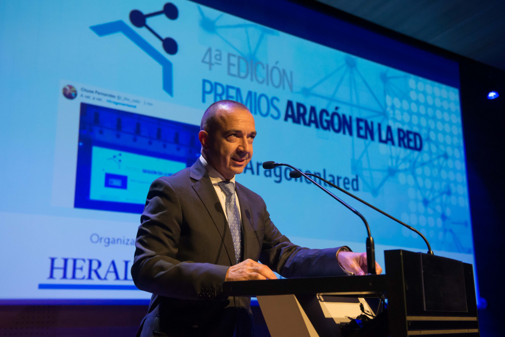Raúl Marqueta, director territorial de Caixa Bank en Aragón y La Rioja.