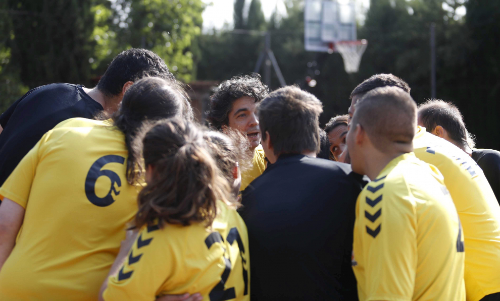 Garcés, jugador de balonmano por un día
