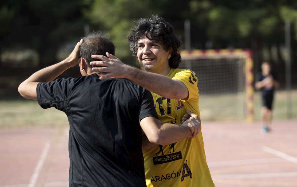 Garcés, jugador de balonmano por un día