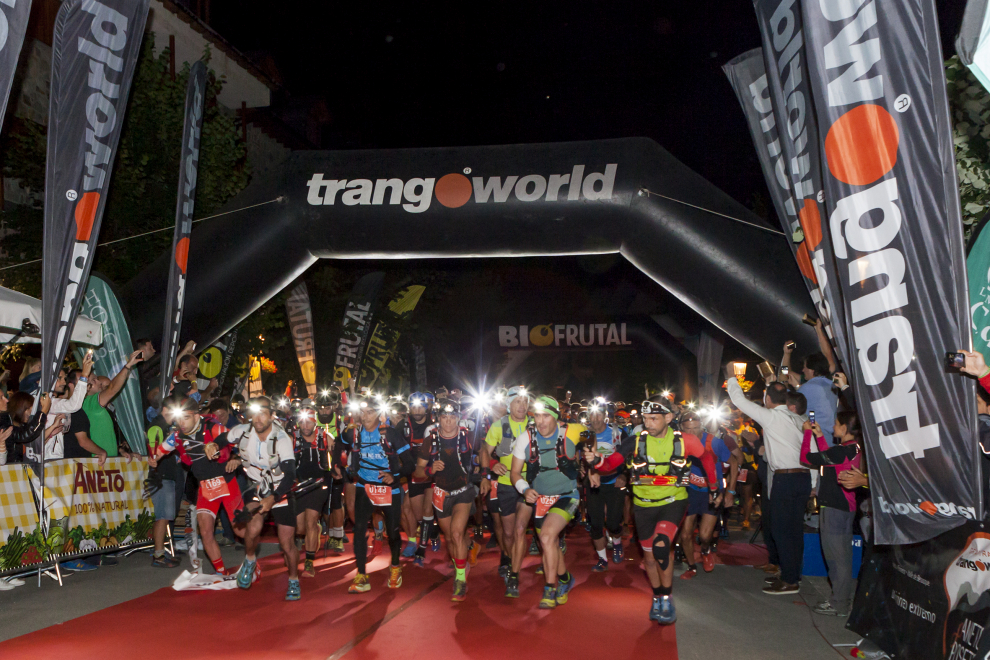Salida del Gran Trail Aneto-Posets 2017. La competición del 2018 se celebra este fin de semana.