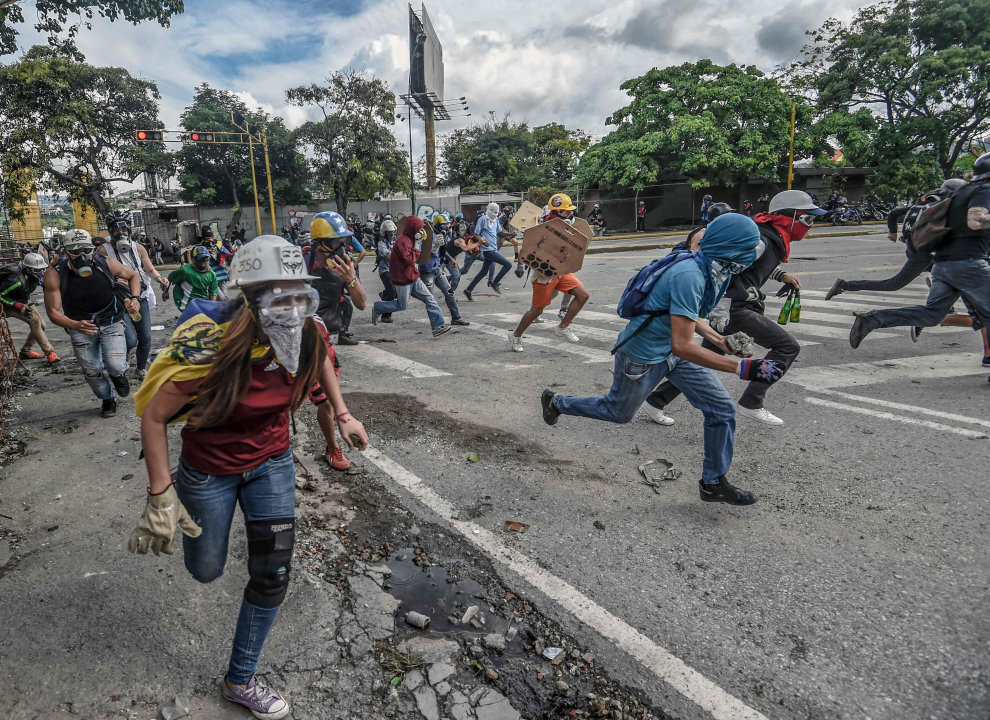La oposición venezolana desafía a Maduro en una nueva jornada de protestas