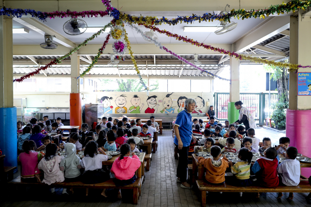 La Navidad y otras historias en los suburbios de chabolas de Bangkok