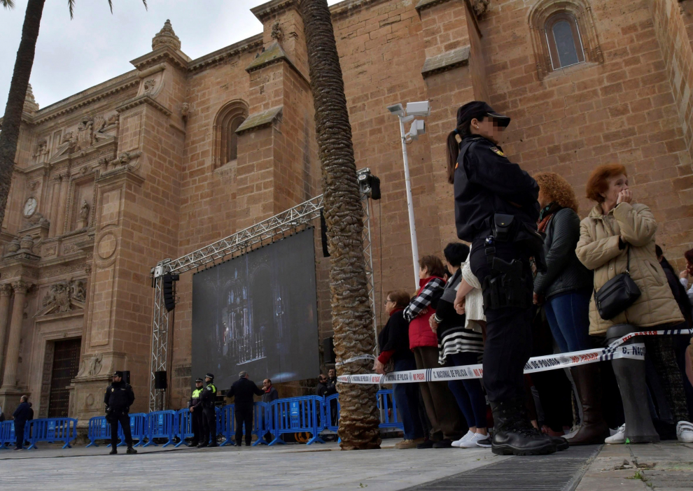 Funeral por Gabriel Cruz en la catedral de Almería