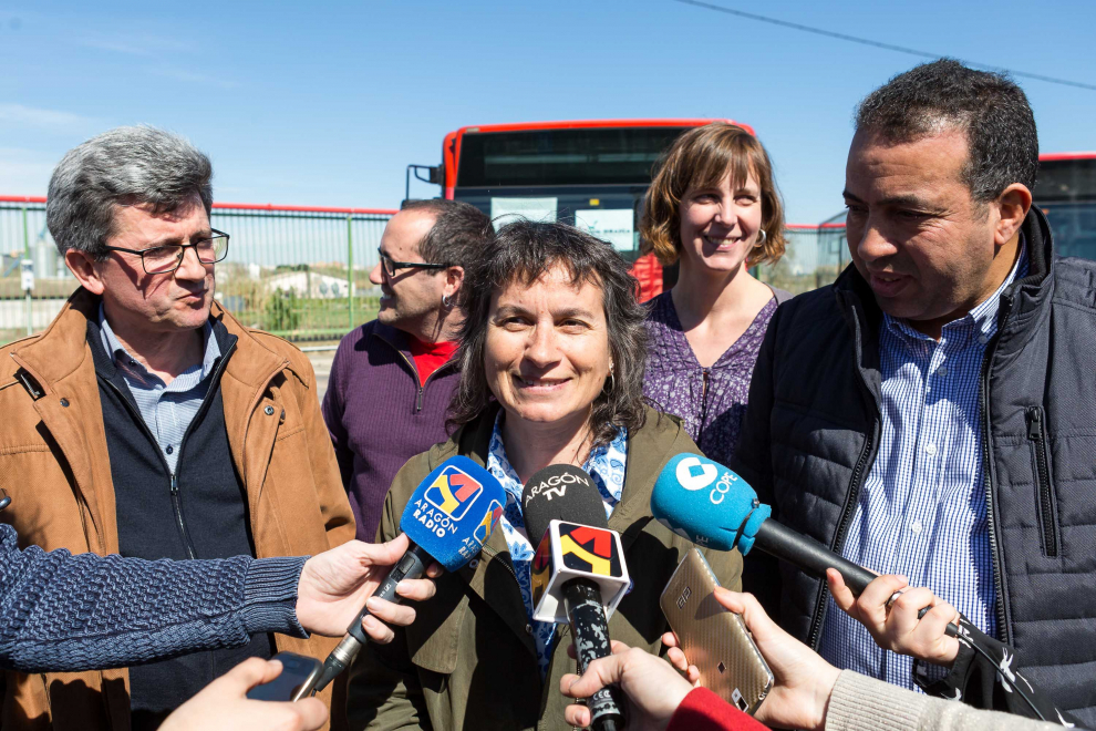 Autobuses de Zaragoza donados a los campamentos saharauis