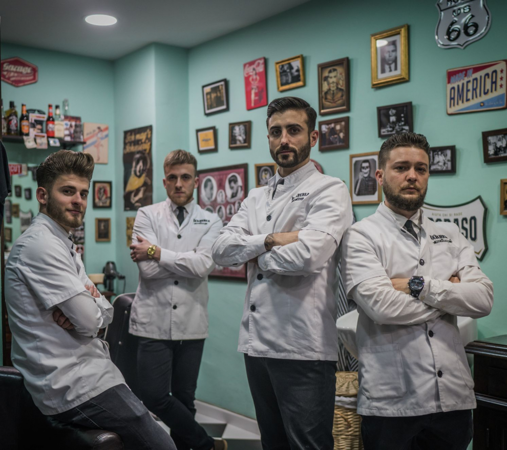 Una barbería zaragozana entre las 20 más influyentes de España