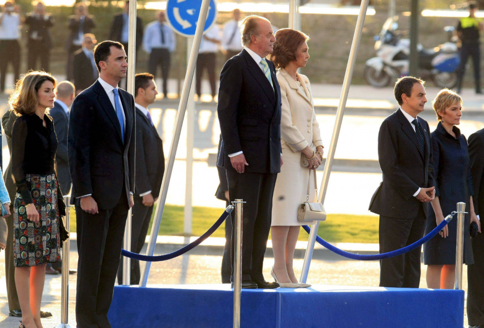Acto institucional de la inauguración de la Expo con los Reyes de España