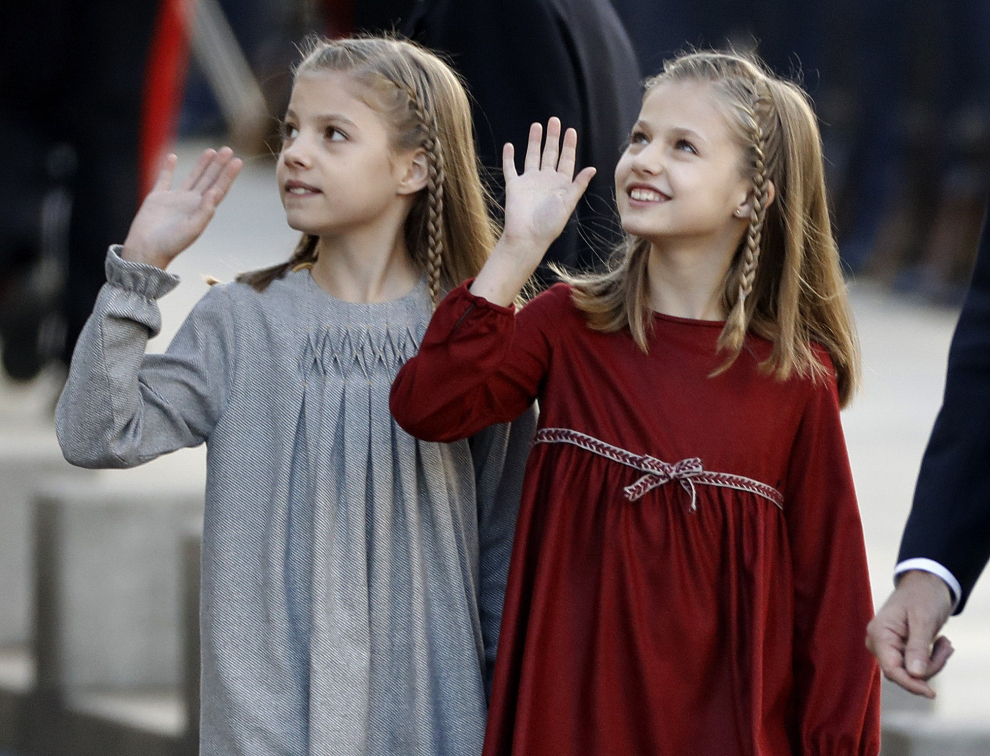 La princesa de Asturias, Leonor y la Infanta Sofía, en una imagen de archivo.