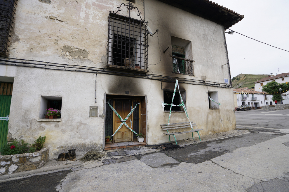 Incendio en Villar del Cobo Imágenes