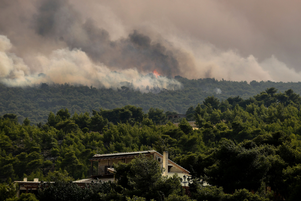 Incendios en Grecia