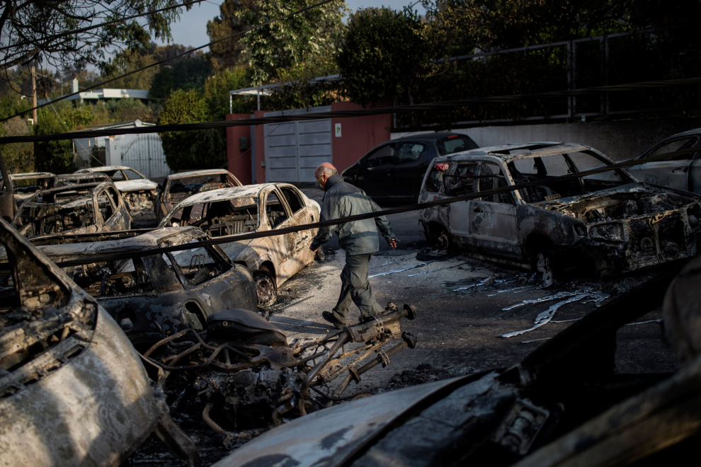 Incendios en Grecia