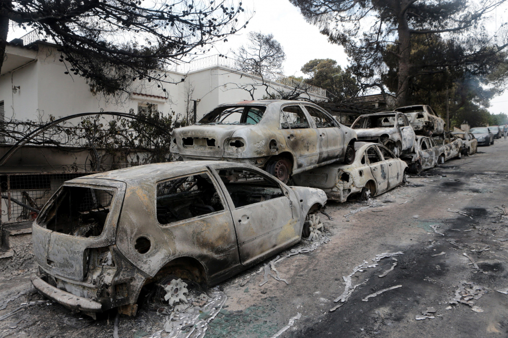 Incendios en Grecia