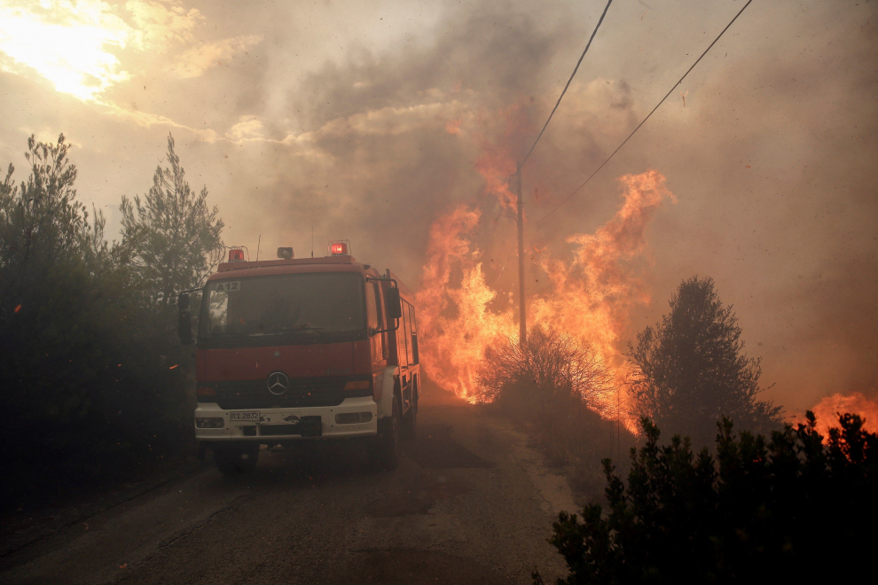 Incendios en Grecia