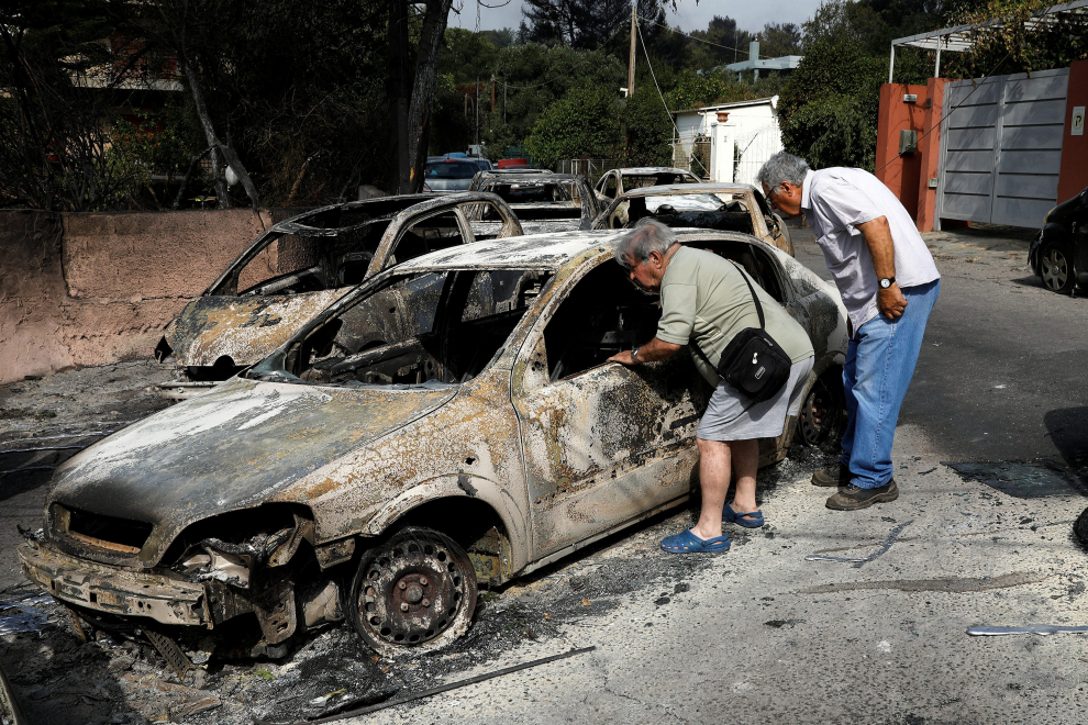 Incendios en Grecia