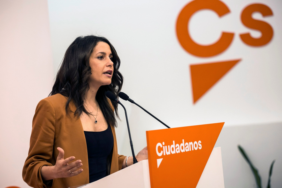 La líder de Ciduadanos en Cataluña, Inés Arrimadas.