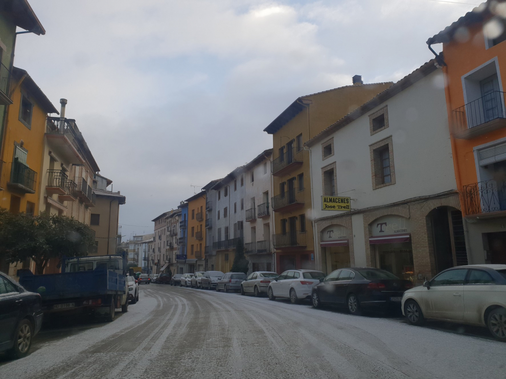 El temporal en el Alto Aragón este lunes 28 de enero