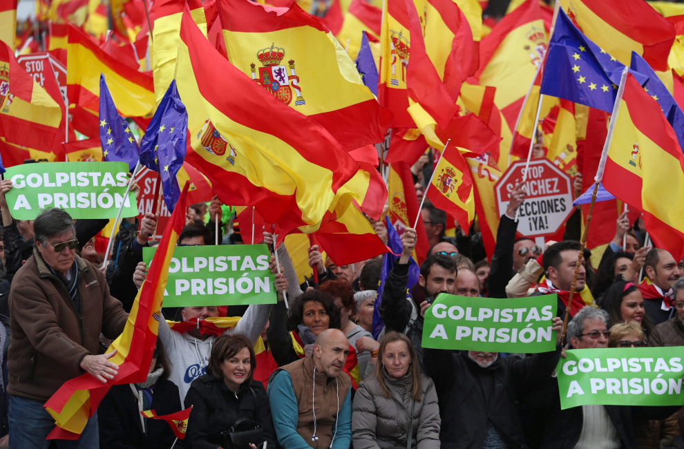 Manifestación De Pp Cs Y Vox En Madrid Para Pedir Elecciones Inmediatas 2121