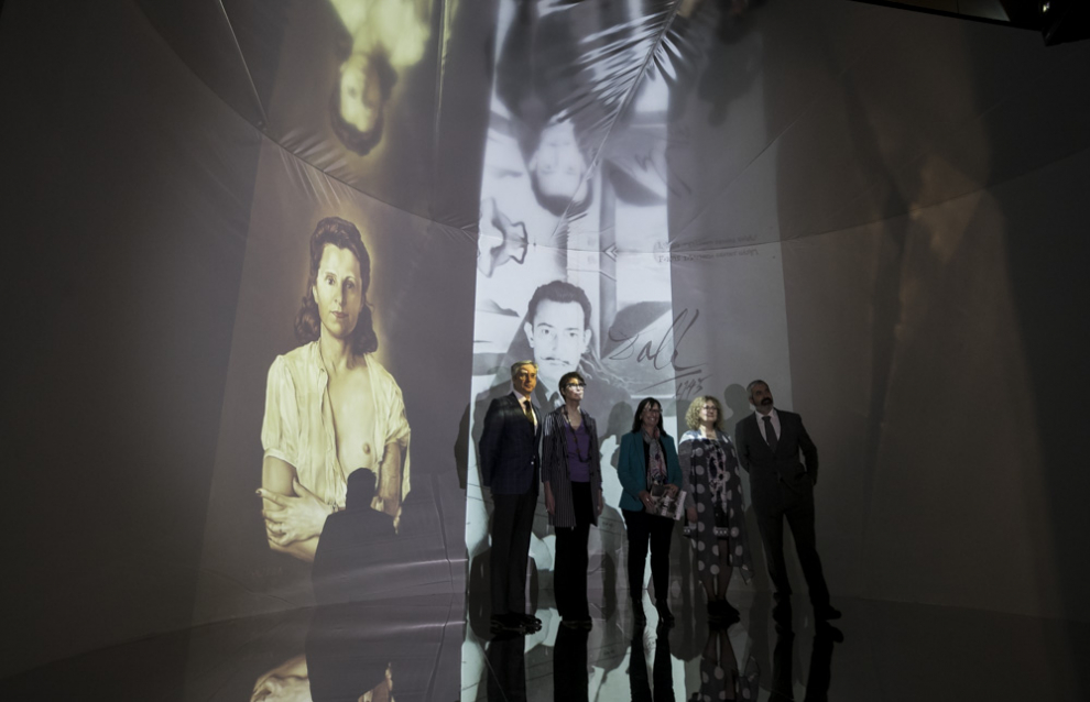 Presentación de la exposición Dalí atómico en el Caixaforum de Zaragoza