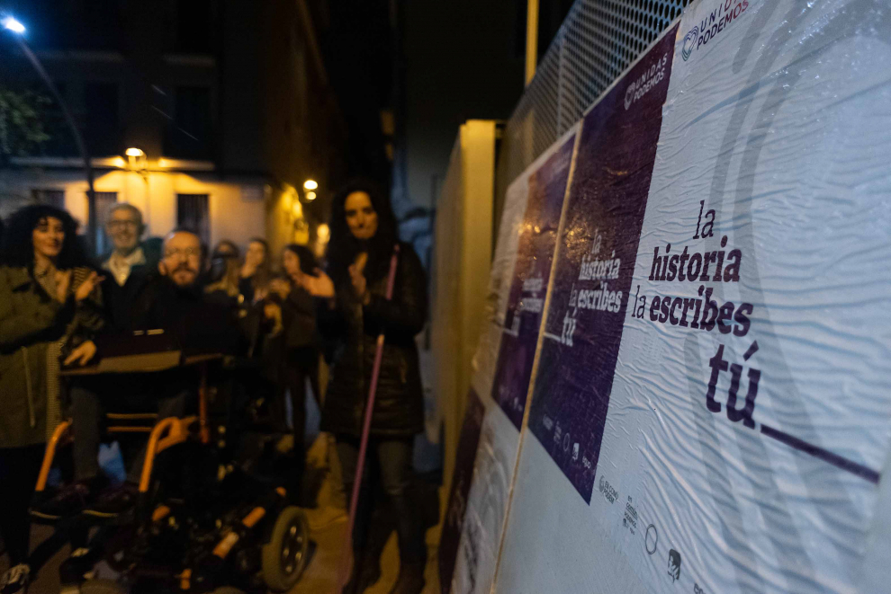 Santiago Abascal, leader and presidential candidate of Spain's far-right party VOX, speaks at a rally in Toledo, Spain, April 11, 2019. REUTERS/Sergio Perez [[[REUTERS VOCENTO]]] SPAIN-ELECTION/VOX