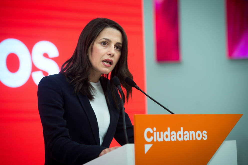 La portavoz de la Ejecutiva de Cs, Inés Arrimadas.