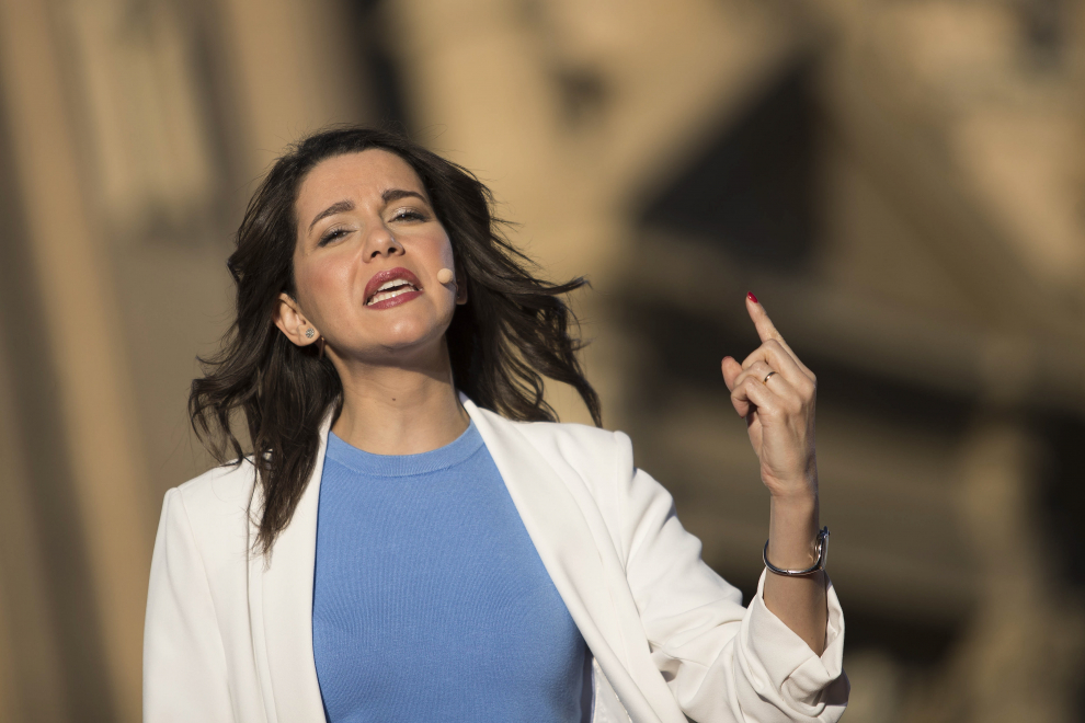 Arrimadas ha defendido que Cs es el "único voto útil" si se quiere parar al sanchismo.