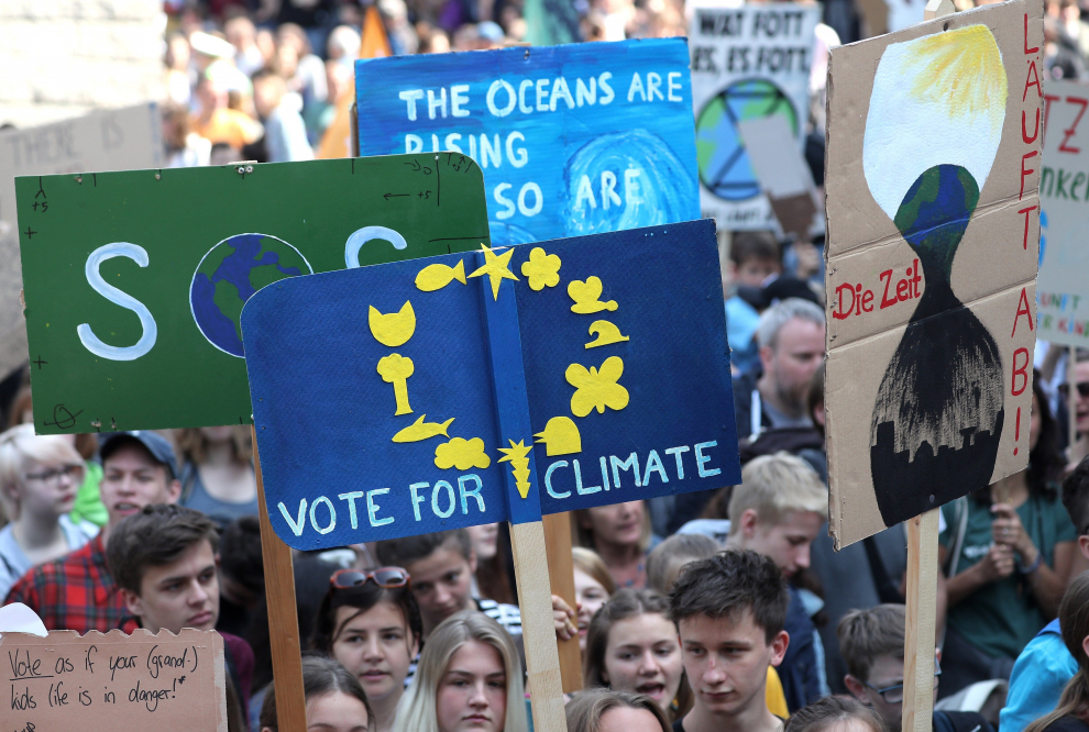 Manifestaciones contra el cambio climático en Alemania.