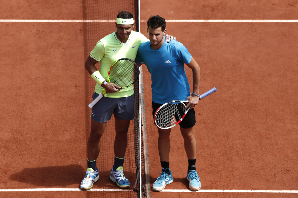Tennis - French Open - Roland Garros, Paris, France - June 9, 2019. Spain's Rafael Nadal in action during his final match against Austria's Dominic Thiem REUTERS/Vincent Kessler [[[REUTERS VOCENTO]]] TENNIS-FRENCHOPEN/