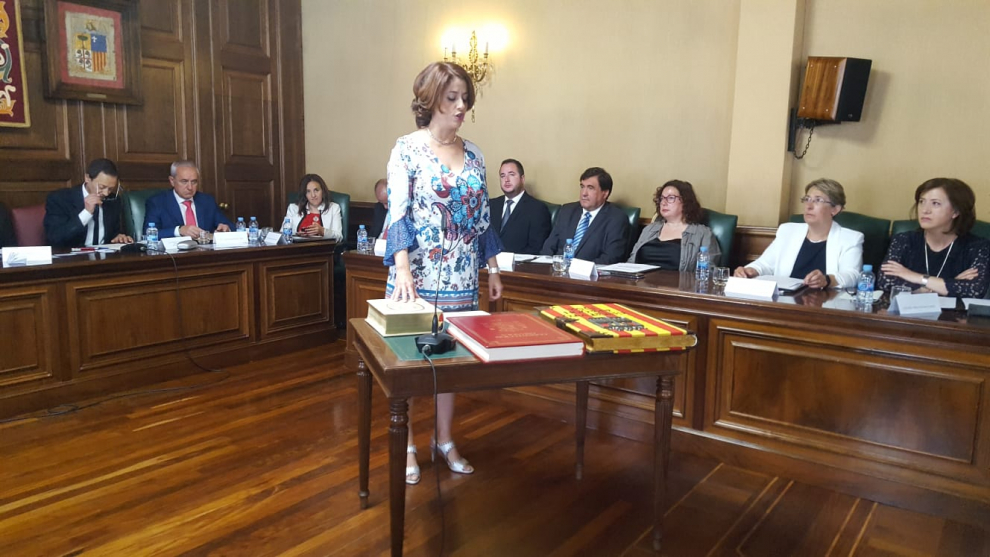 Investidura de Emma Buj, alcaldesa de Teruel.