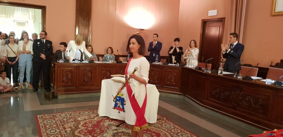 La socialista Teresa Ladrero, una legislatura más como alcaldesa de Ejea de los Caballeros.
