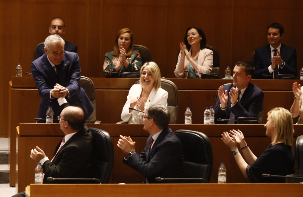 Imágenes de la sesión constitutiva del parlamento autonómico, la primera de la X legislatura