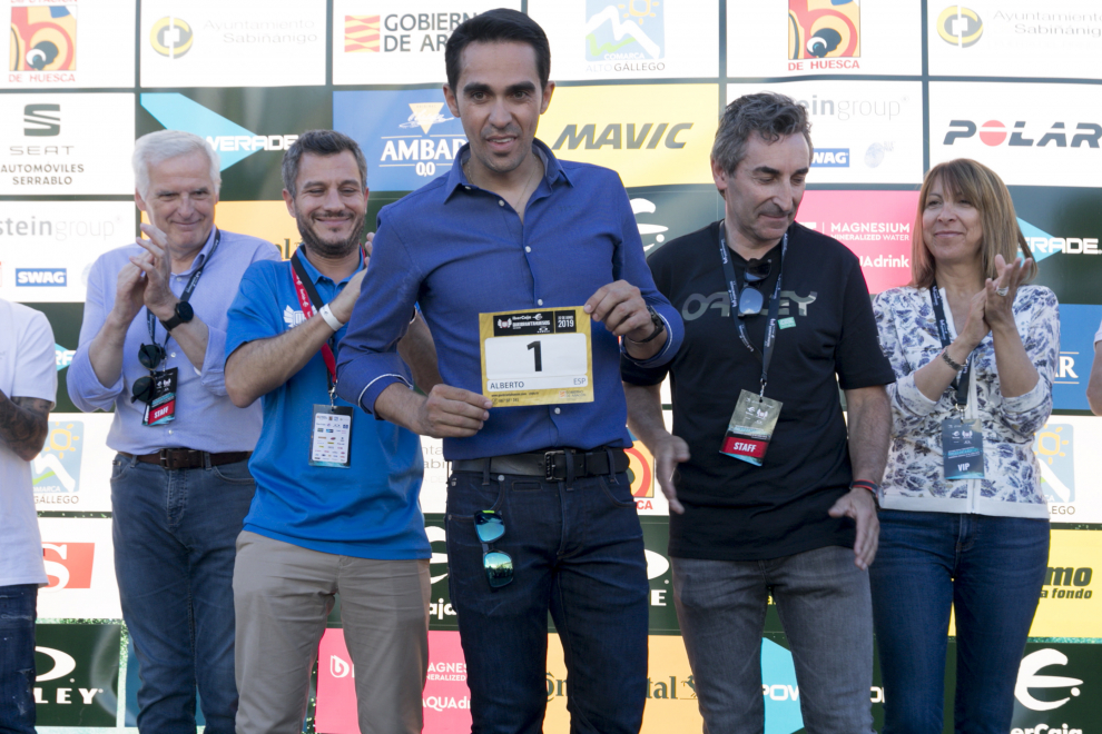 Alberto Contador, en la QH