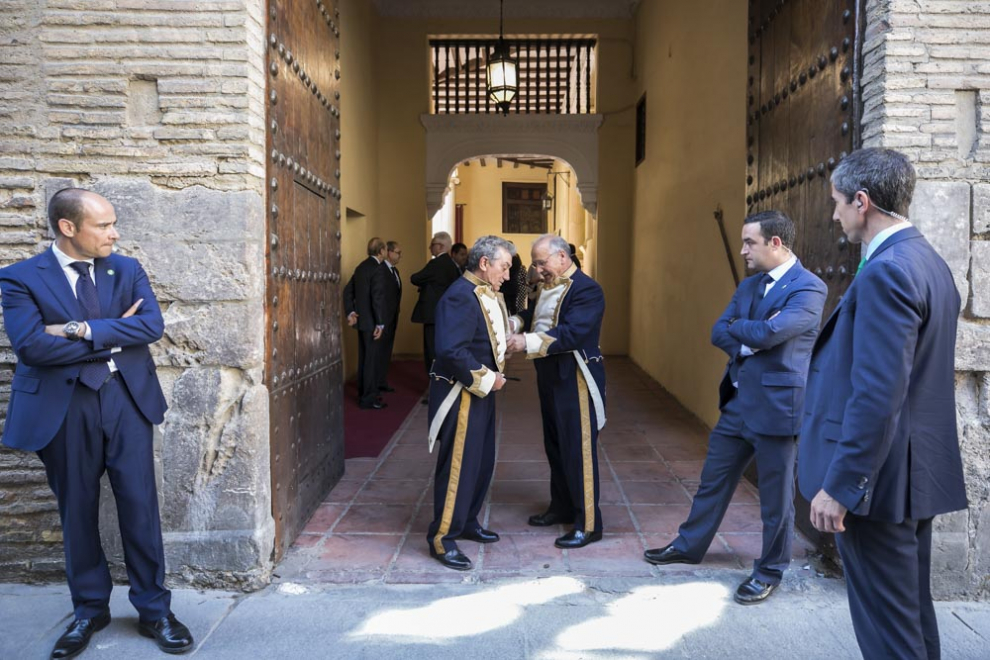 Visita del Rey a la Real Maestranza de Caballería de Zaragoza