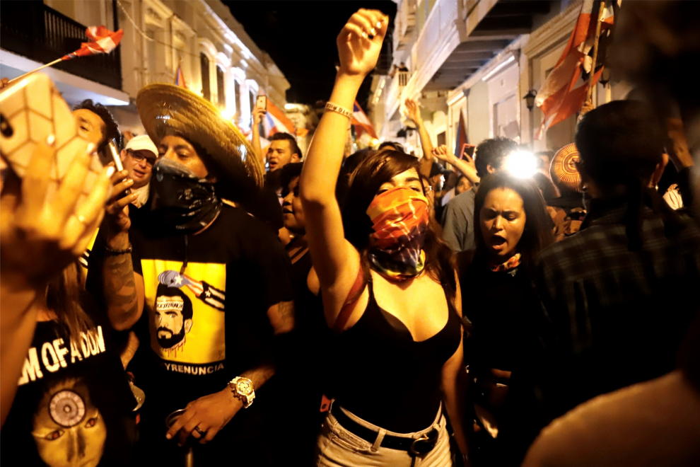 Puerto Rico vive un momento histórico con la dimisión de su gobernador por la presión popular en las calles