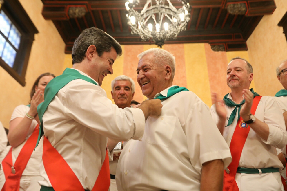 Chupinazo de las fiestas de San Lorenzo 2019.