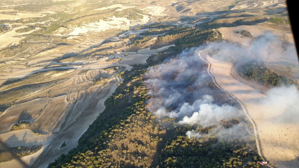 Incendio en Peñaflor