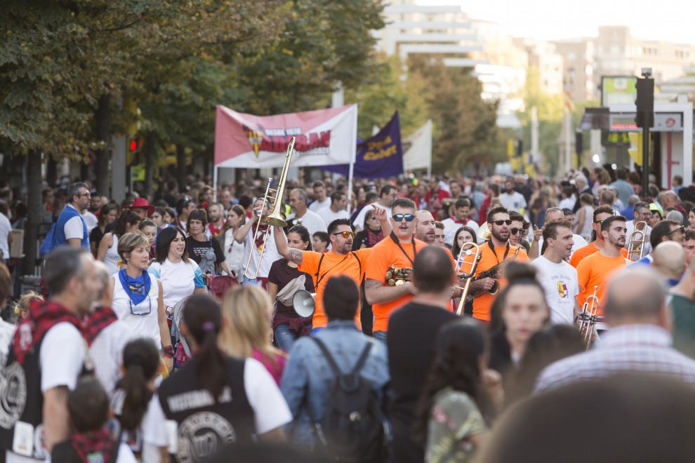 Maratón de charangas en Zaragoza