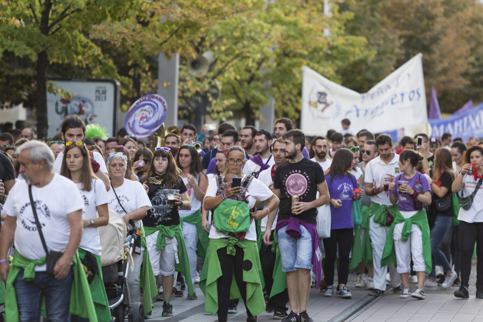Maratón de charangas en Zaragoza
