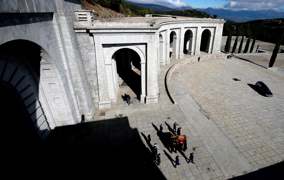Exhumación de Franco en el Valle de los Caídos